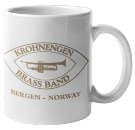 Kaffekrus med personlig navn  Krohnengen Brass Band