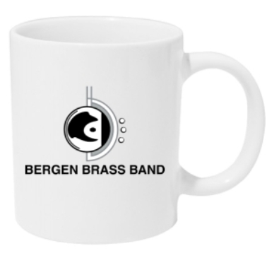 Kaffekopp med personlig navn Bergen Brass Band